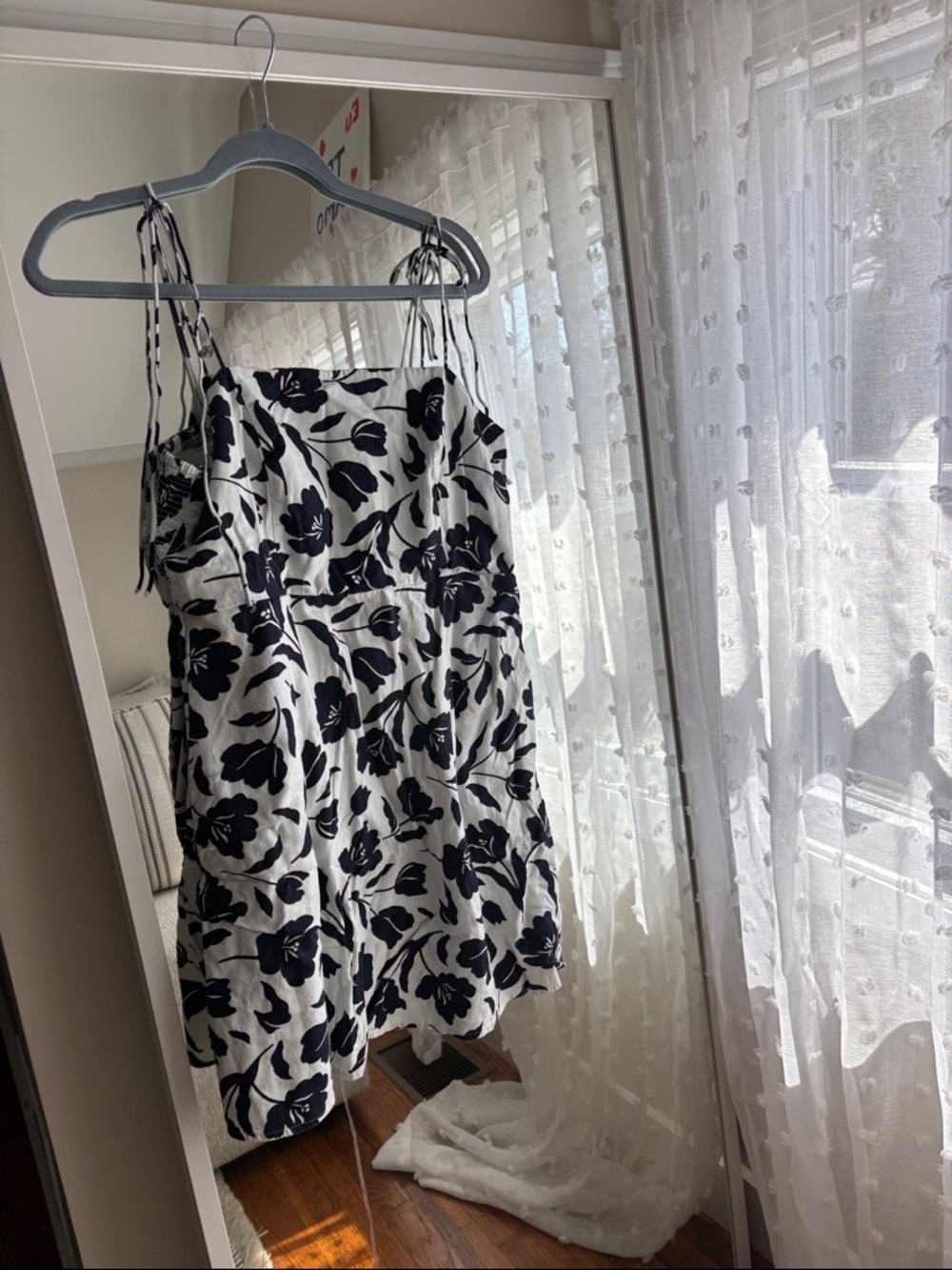 Old Navy Women’s Floral Sundress - Lightweight Tie-Strap Dress